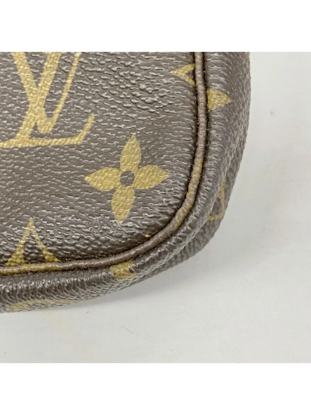 Louis Vuitton Pouch Monogram Mini Pochette Brown